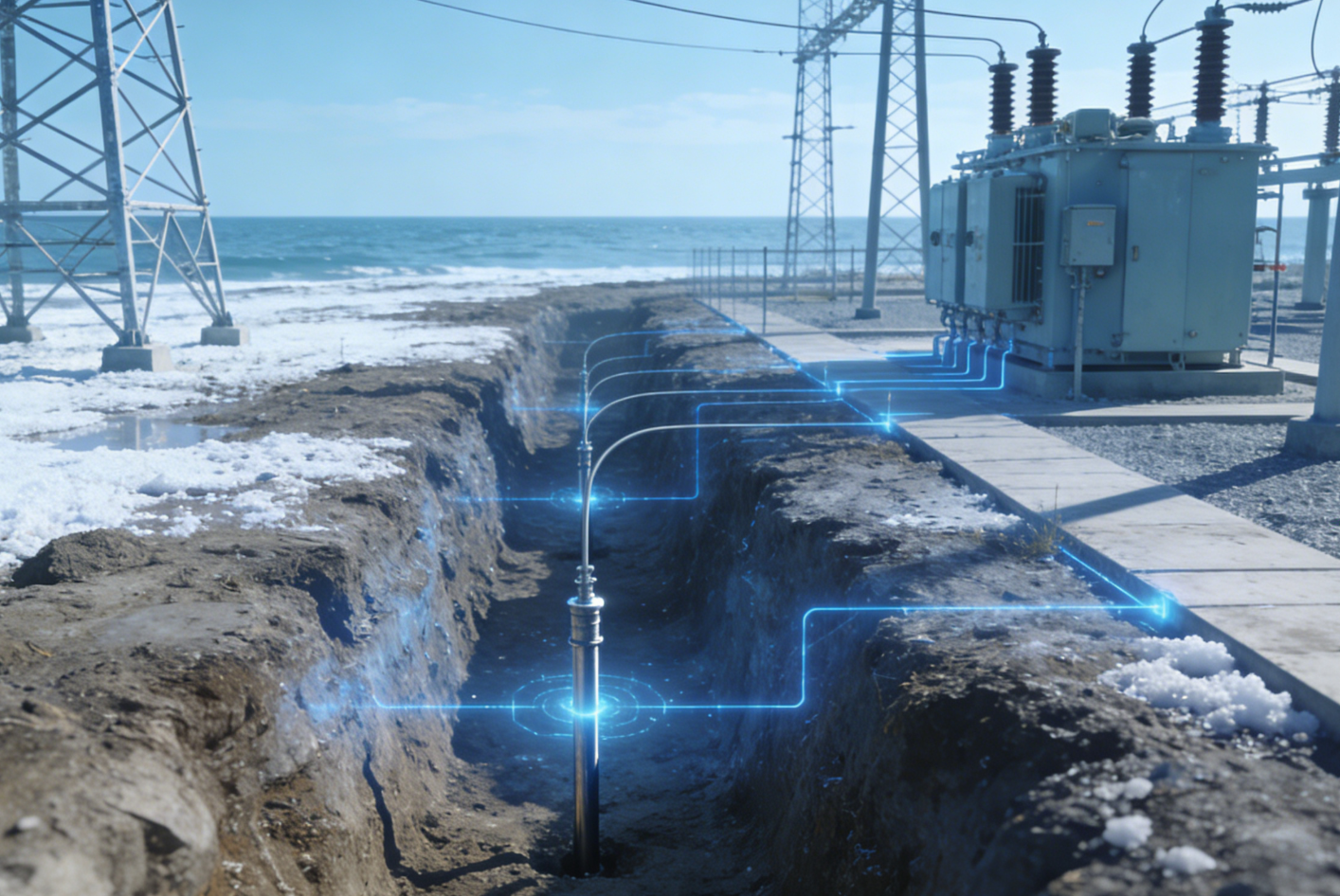 【典型案例】南方电网茂名供电局高安全长寿命导电高分子基复合接地极系统应用场景