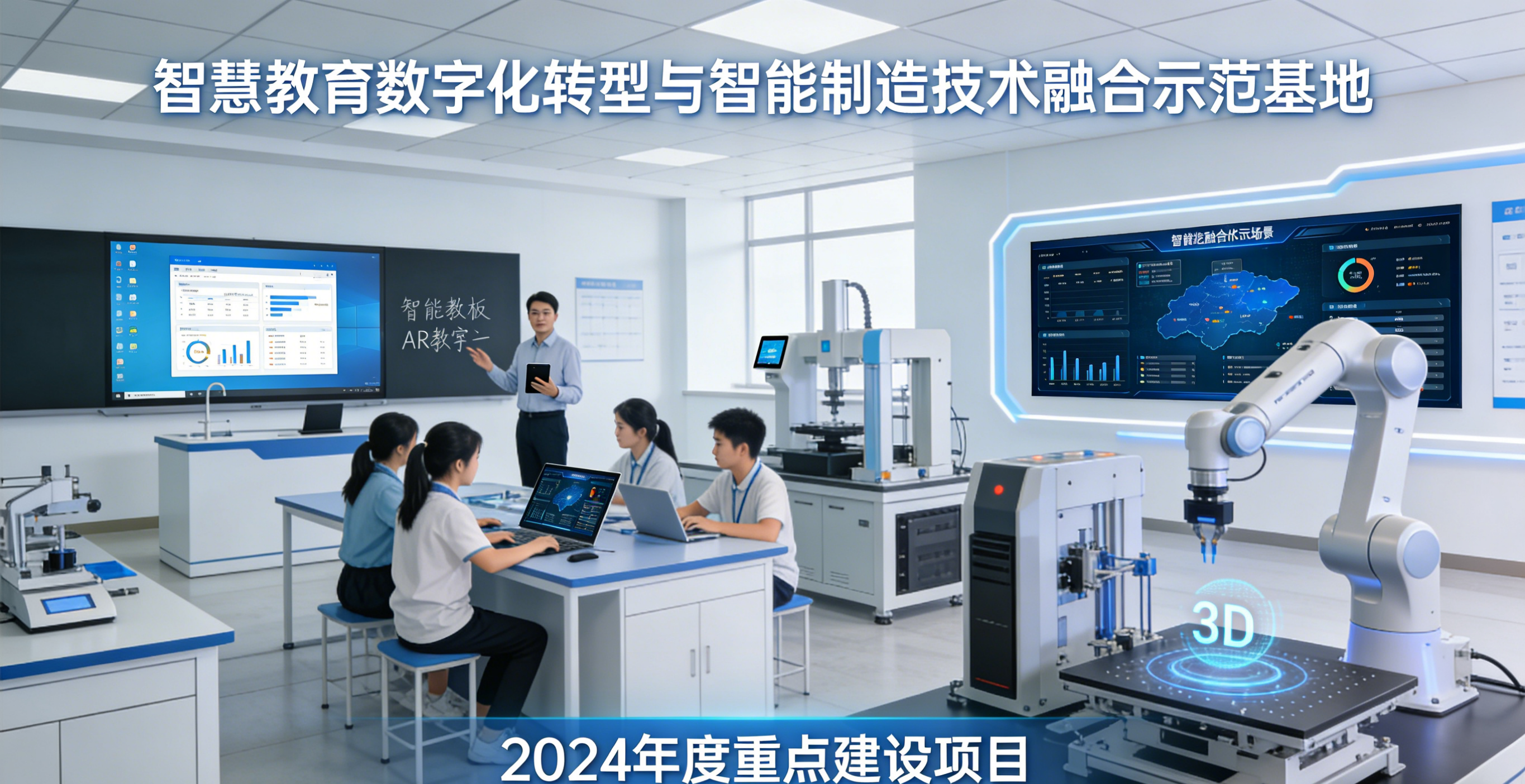 智慧教育数字化转型与智能制造技术融合应用场景建设项目